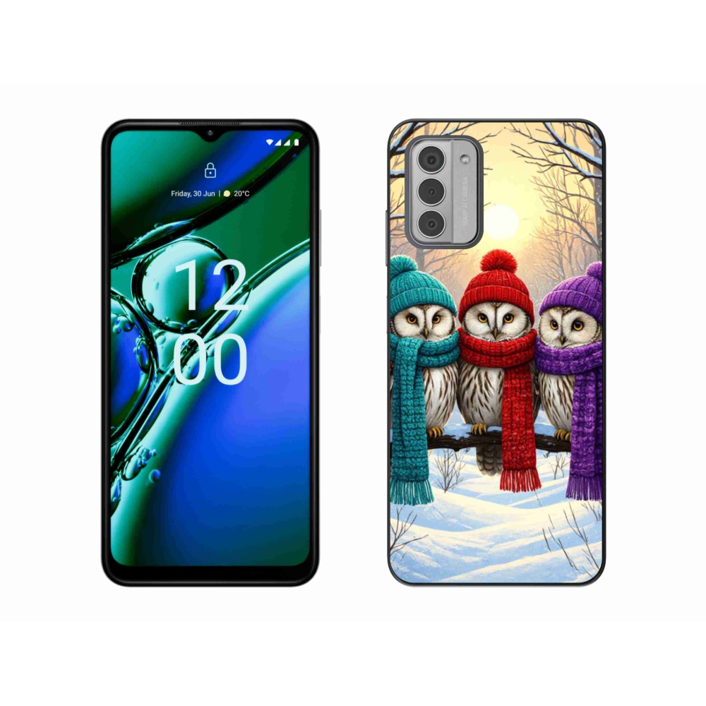 Gélový kryt mmCase na Nokia G42 - soví priatelia