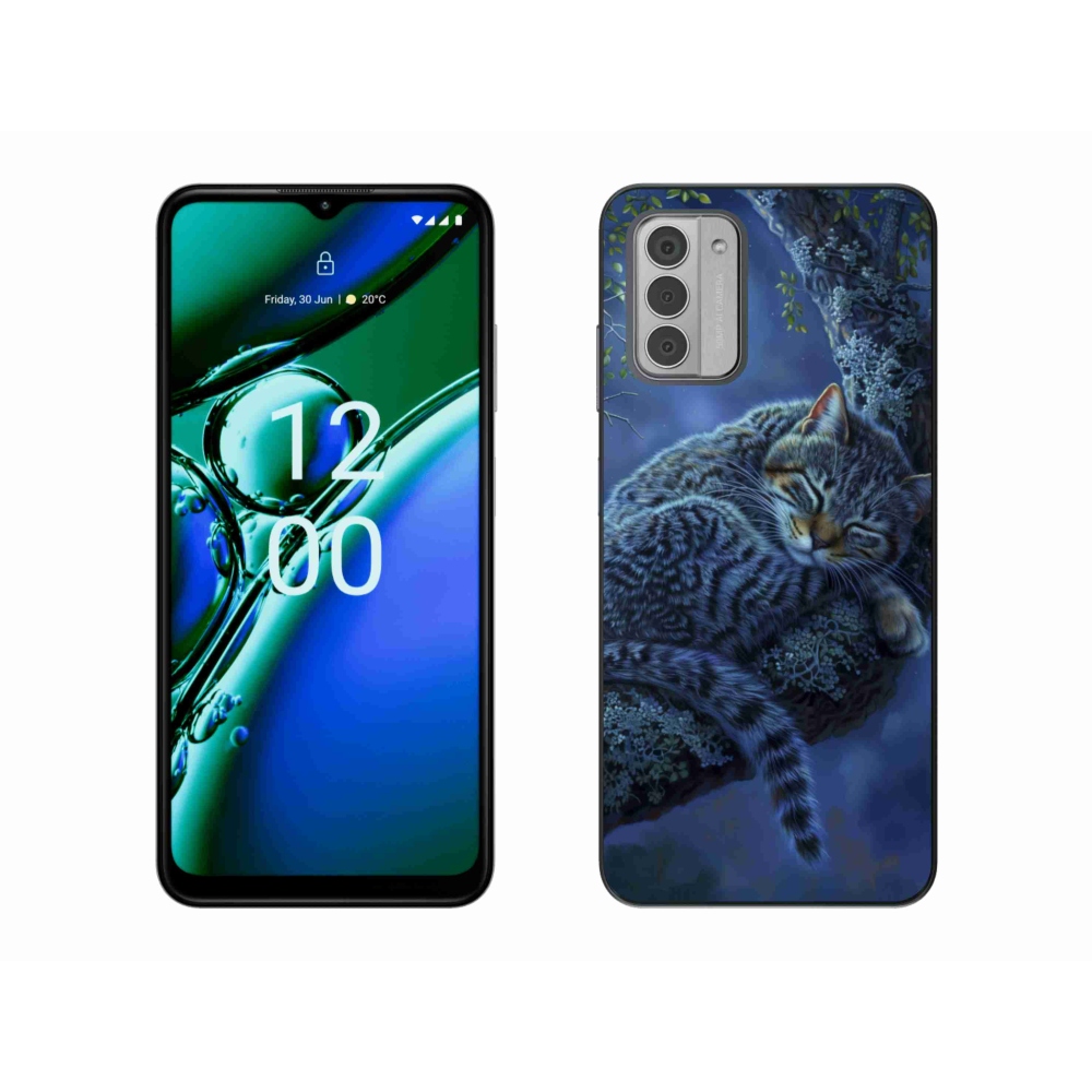 Gélový kryt mmCase na Nokia G42 - spiaca mačka