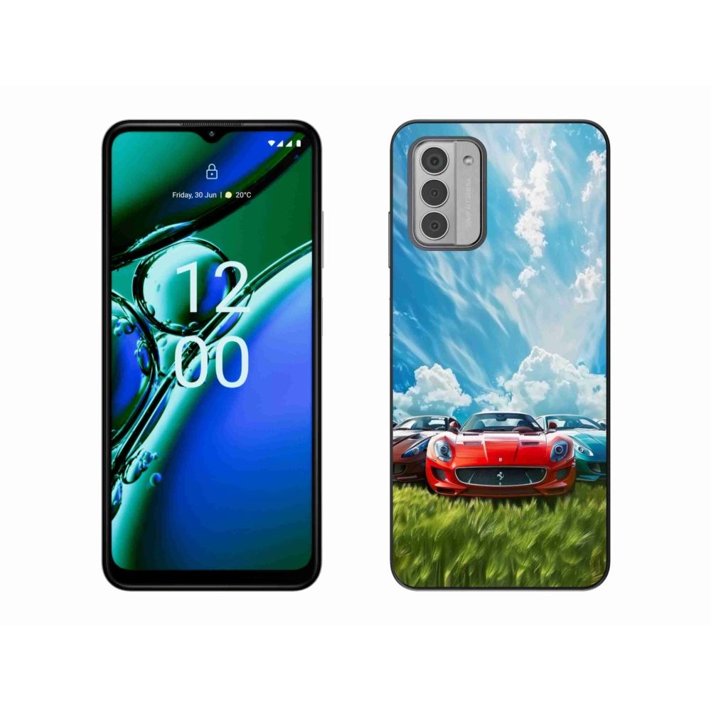 Gélový kryt mmCase na Nokia G42 - športové vozidlá