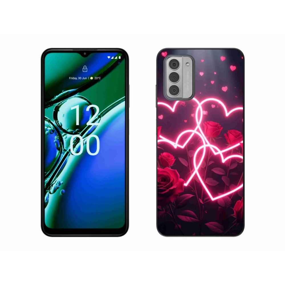 Gélový kryt mmCase na Nokia G42 - srdce lásky