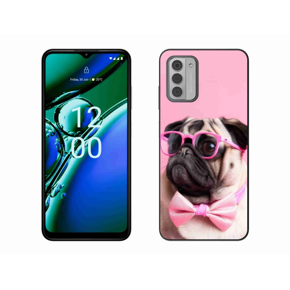 Gélový kryt mmCase na Nokia G42 - štýlový mops