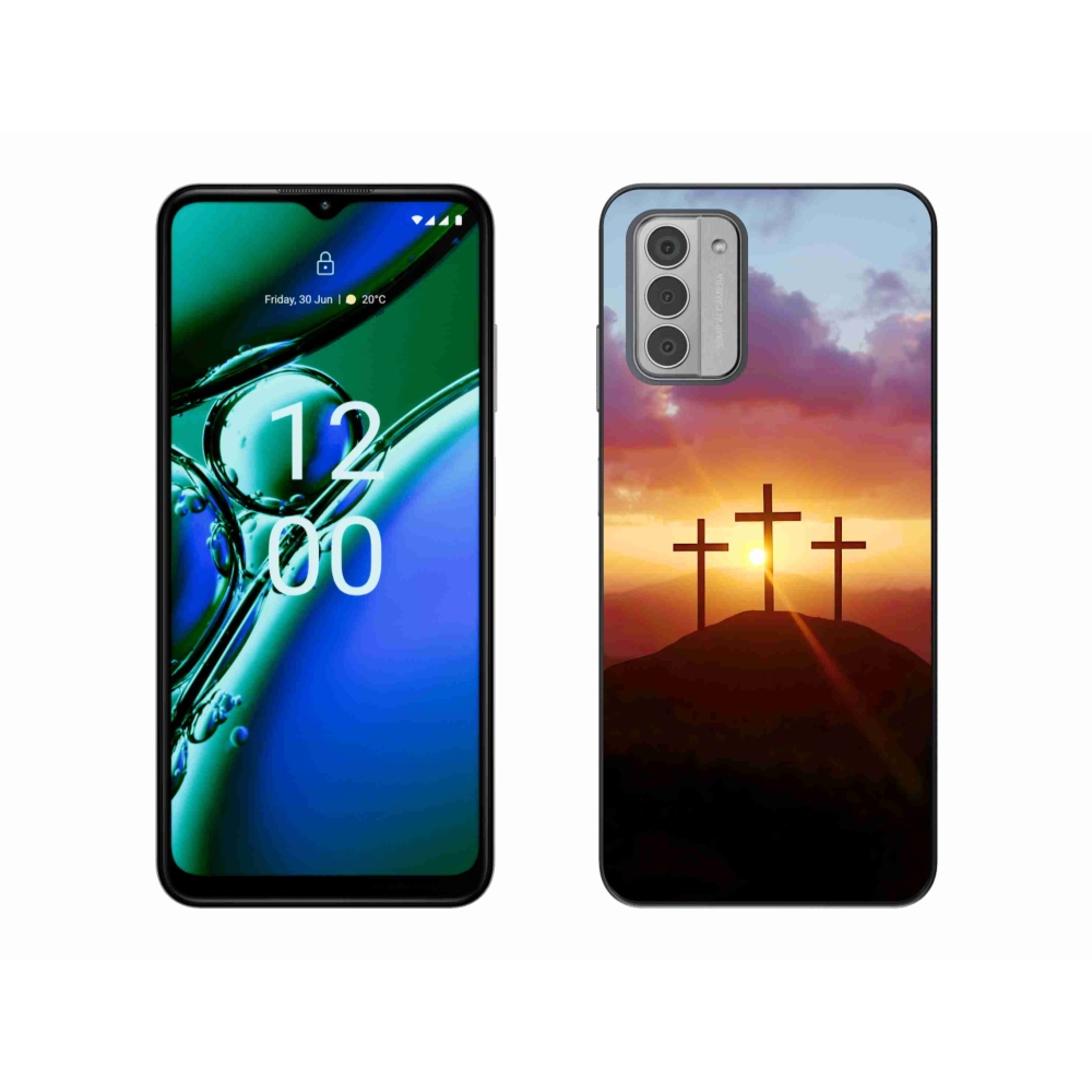 Gélový kryt mmCase na Nokia G42 - tri kríža