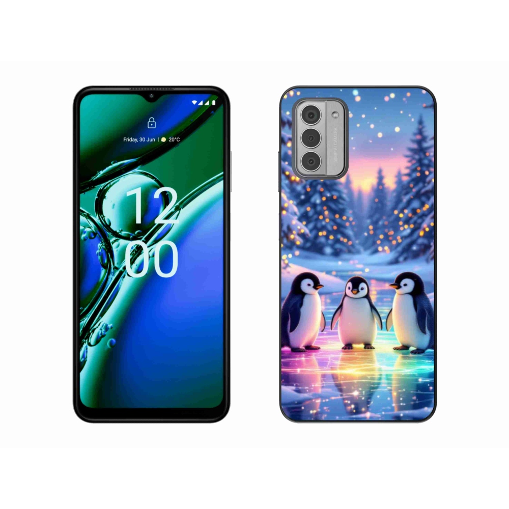 Gélový kryt mmCase na Nokia G42 - tučniaky