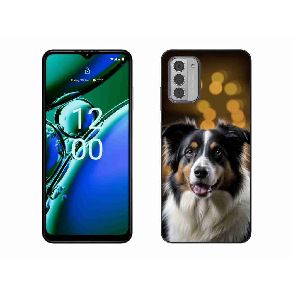 Gélový kryt mmCase na Nokia G42 - usmievavý austrálsky ovčiak