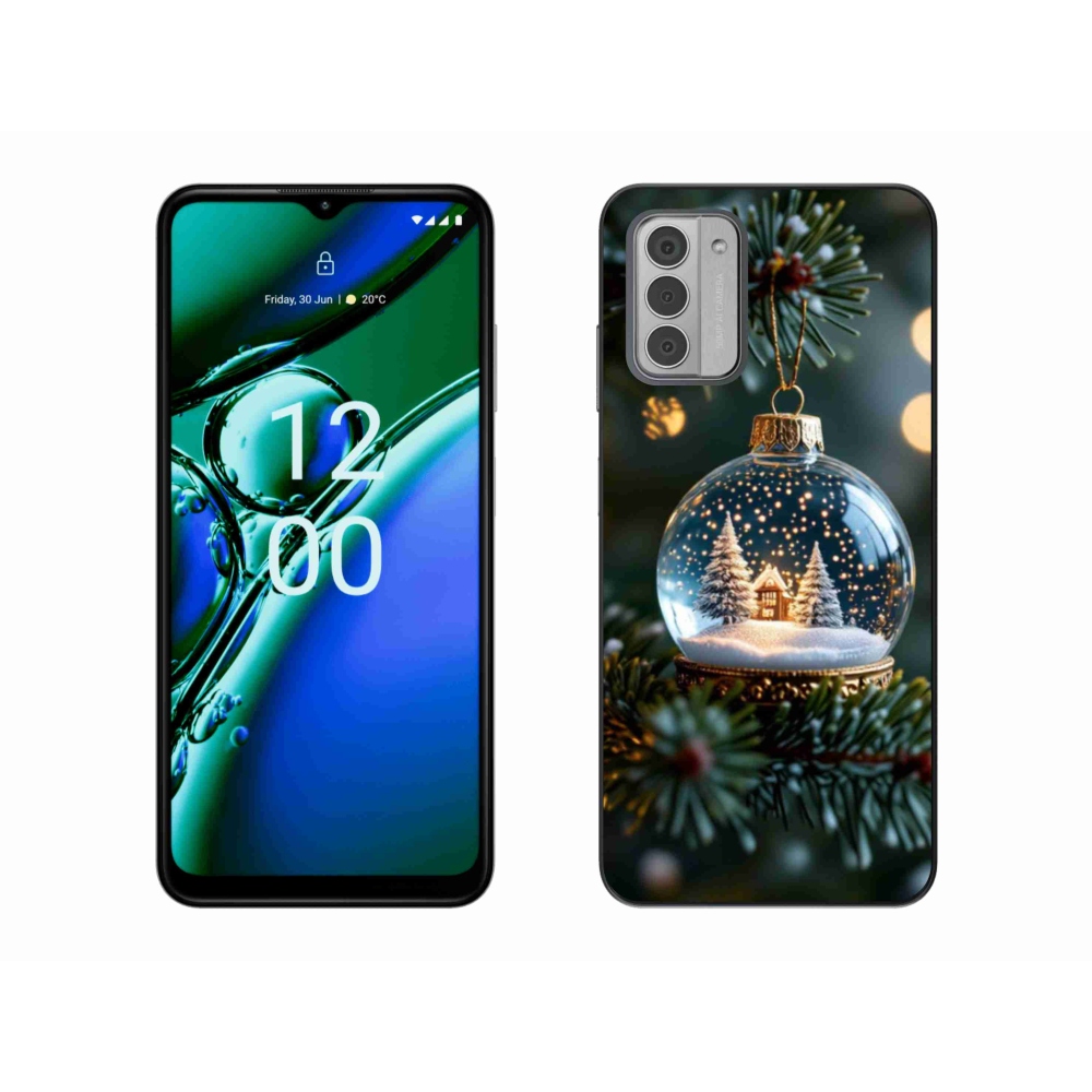 Gélový kryt mmCase na Nokia G42 - vianočné gule 2