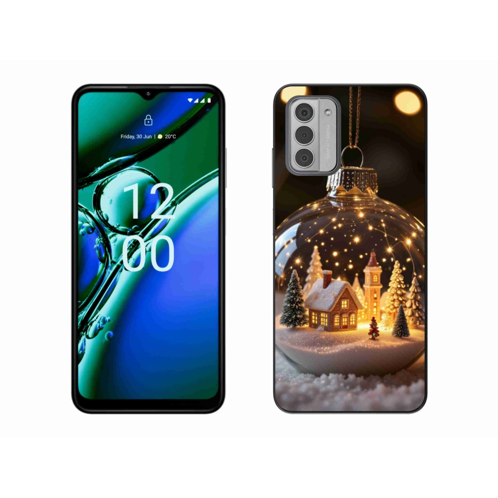 Gélový kryt mmCase na Nokia G42 - vianočné gule 3
