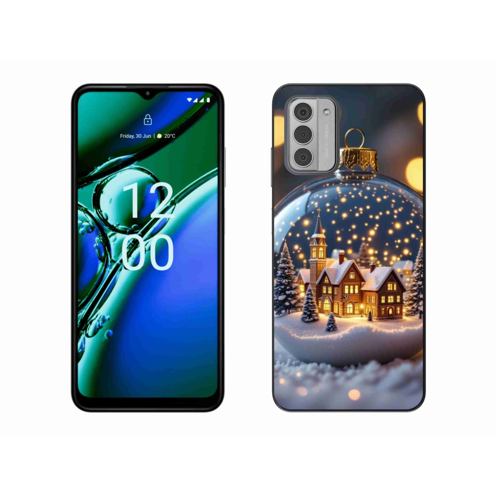 Gélový kryt mmCase na Nokia G42 - vianočné gule 4