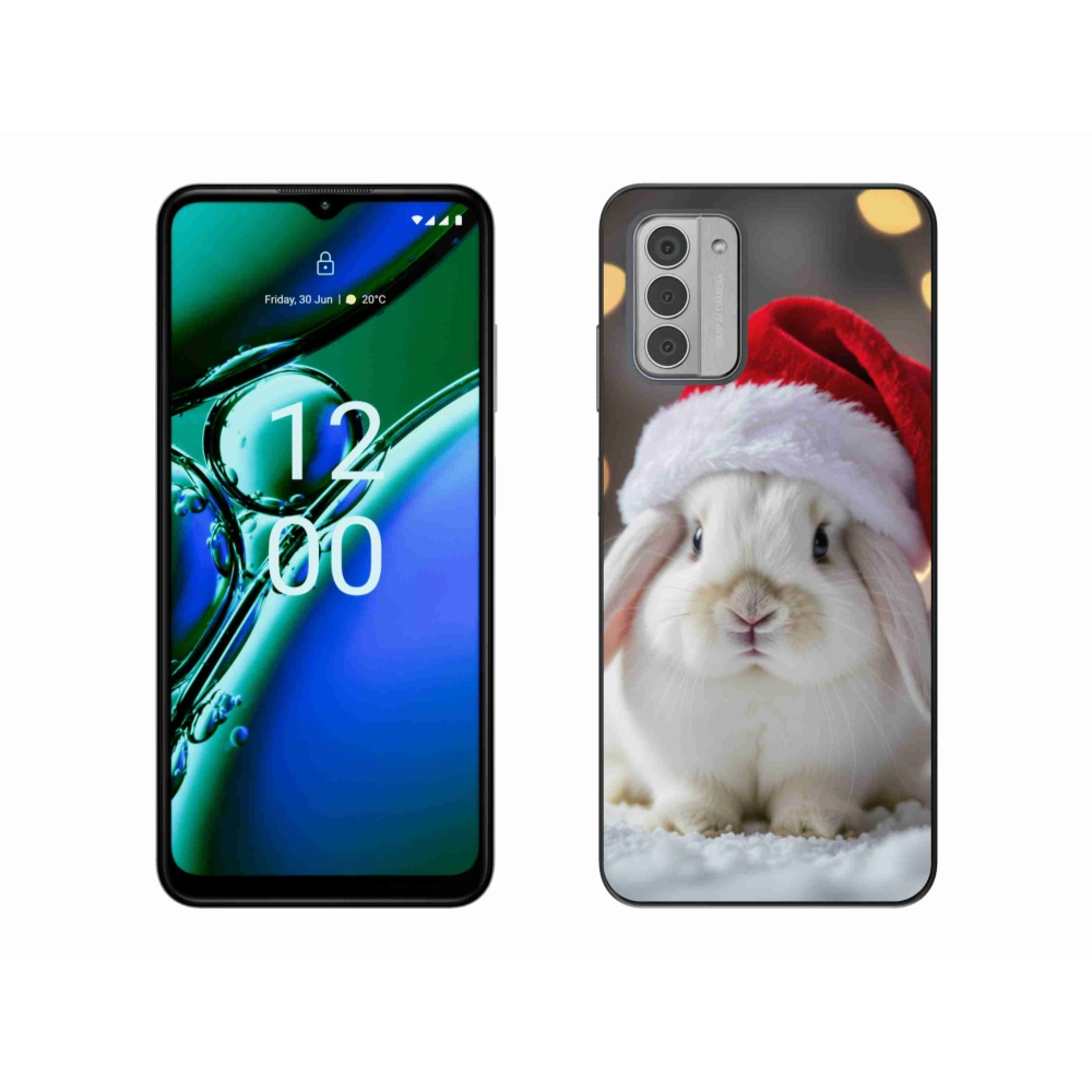 Gélový kryt mmCase na Nokia G42 - vianočný králik