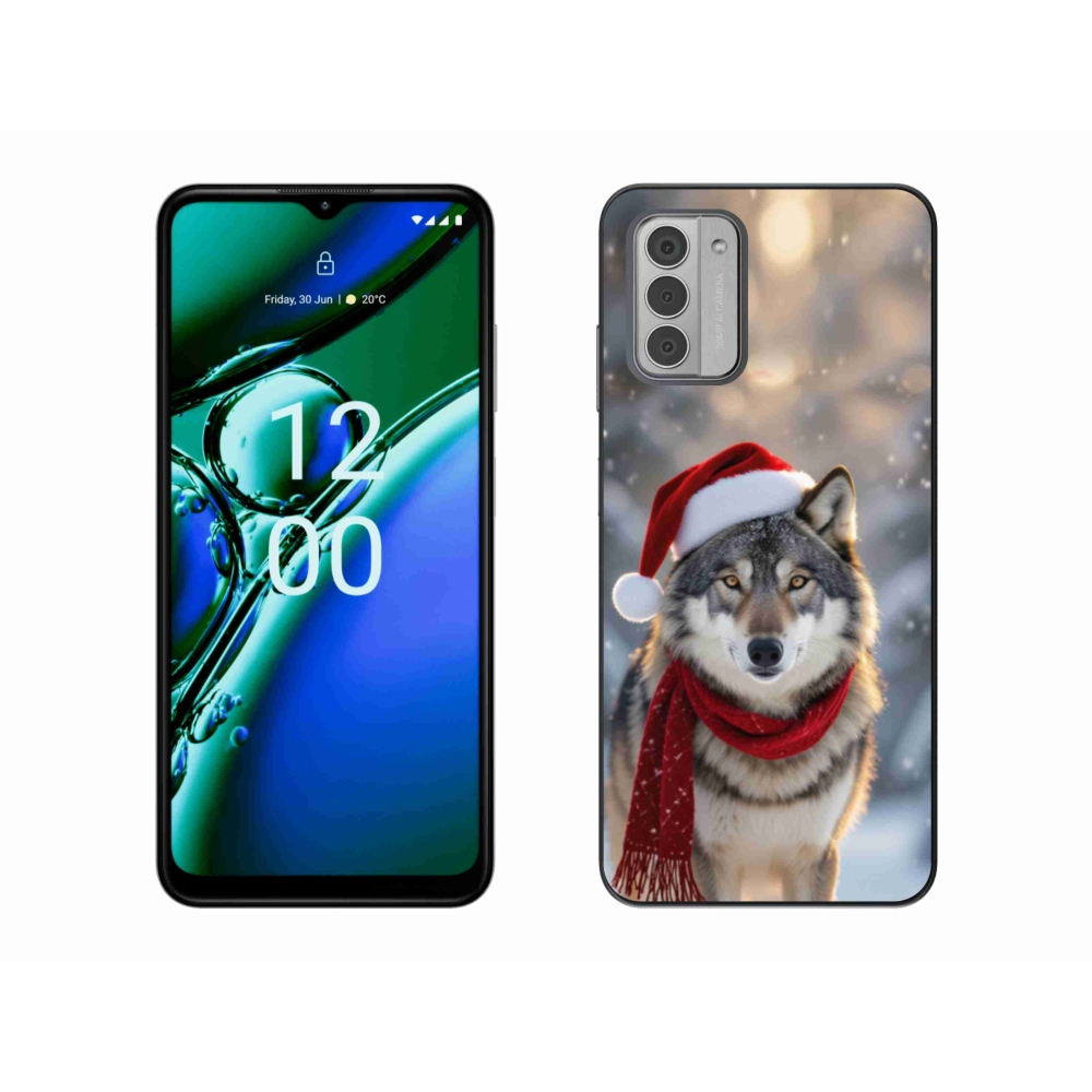 Gélový kryt mmCase na Nokia G42 - vianočný vlk