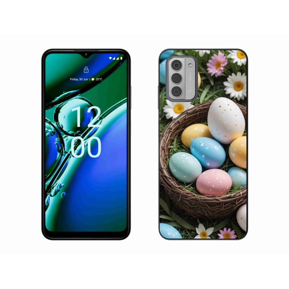 Gélový kryt mmCase na Nokia G42 - veľkonočné vajíčka 2