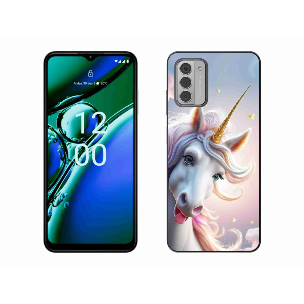 Gélový kryt mmCase na Nokia G42 - veselý jednorožec