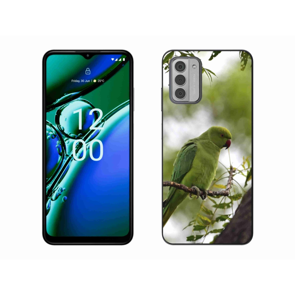 Gélový kryt mmCase na Nokia G42 - zelený papagáj