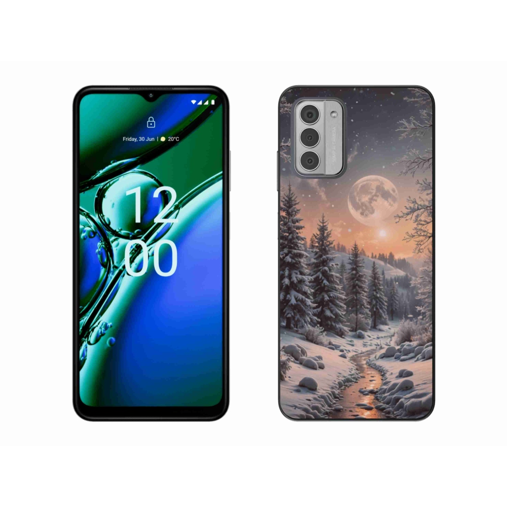 Gélový kryt mmCase na Nokia G42 - zimná krajina 2