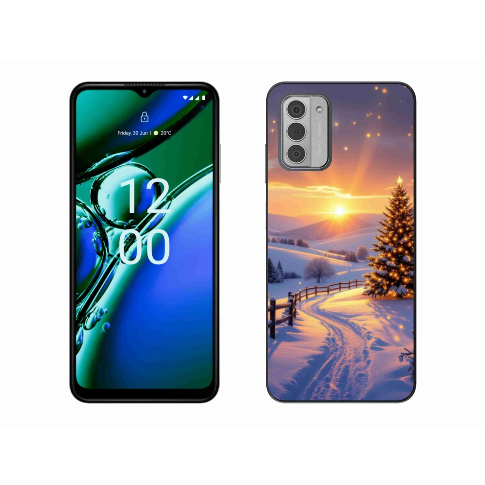 Gélový kryt mmCase na Nokia G42 - zimná krajina