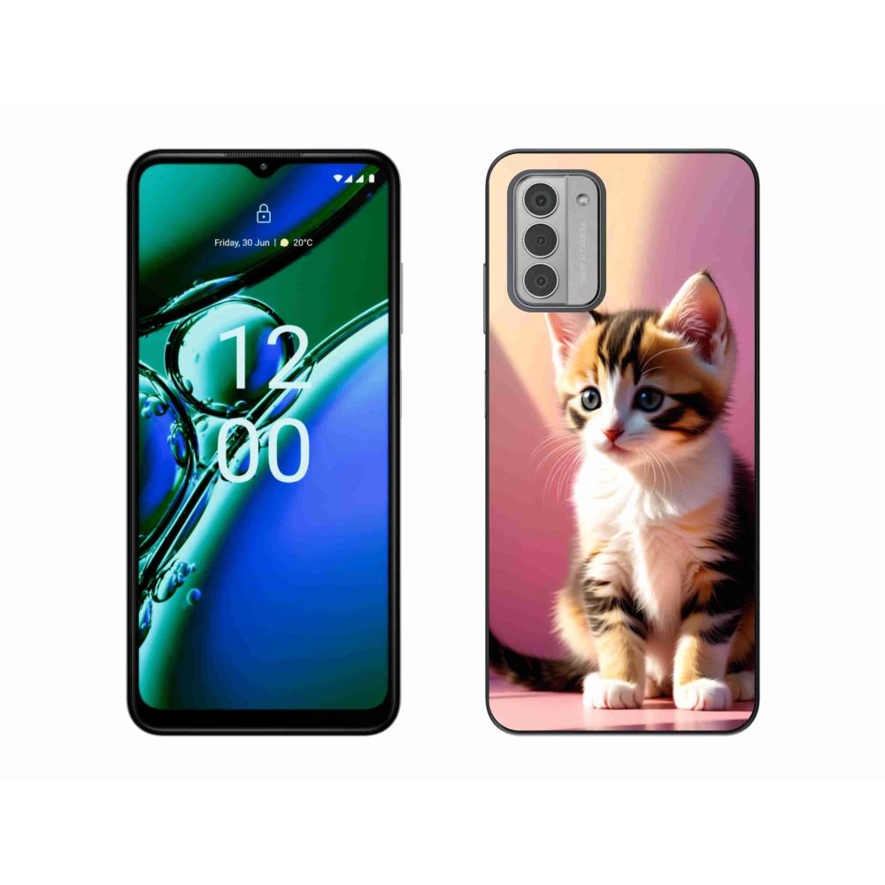 Gélový kryt mmCase na Nokia G42 - zvedavé mačiatko 2