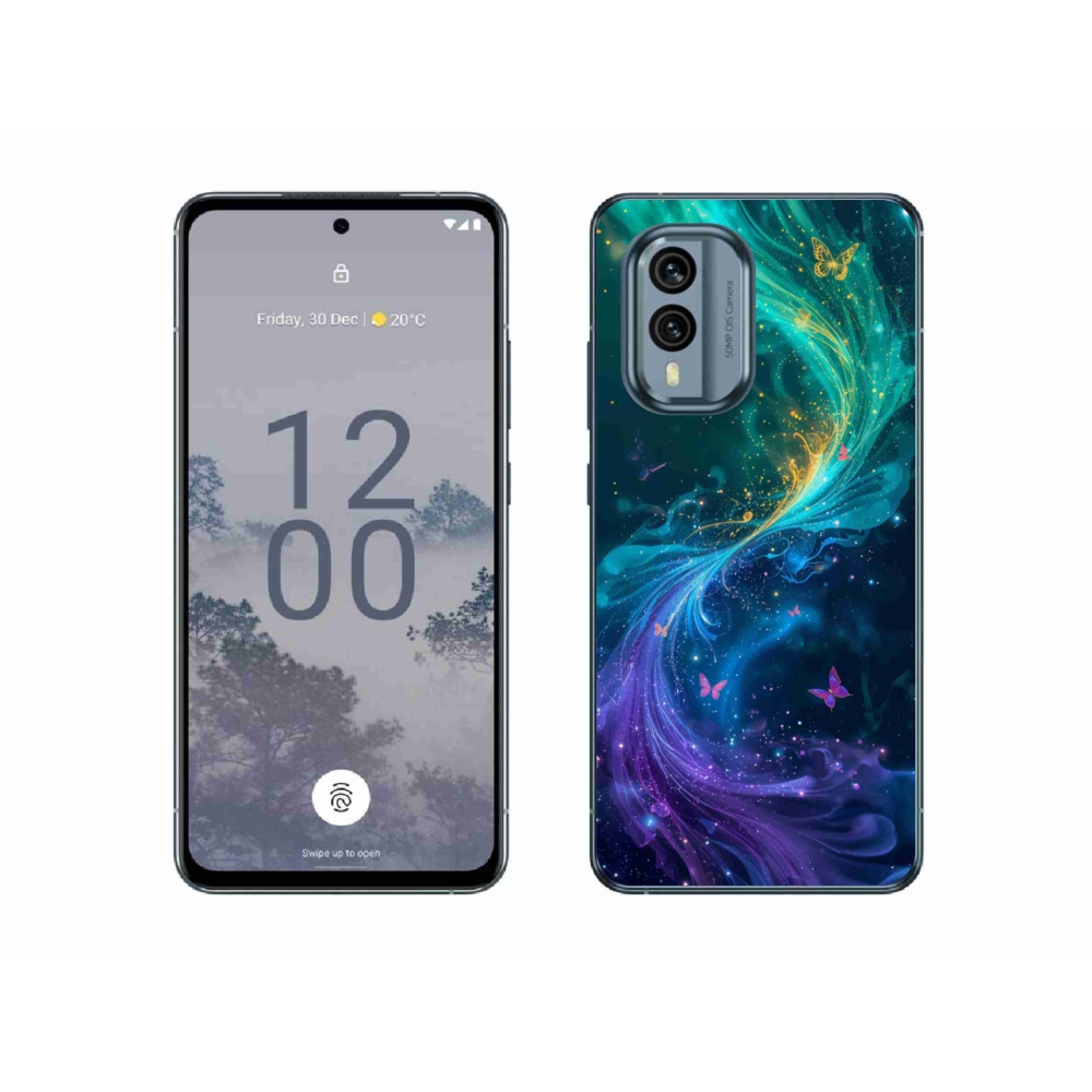 Gélový kryt mmCase na Nokia X30 5G - abstraktný motív 31