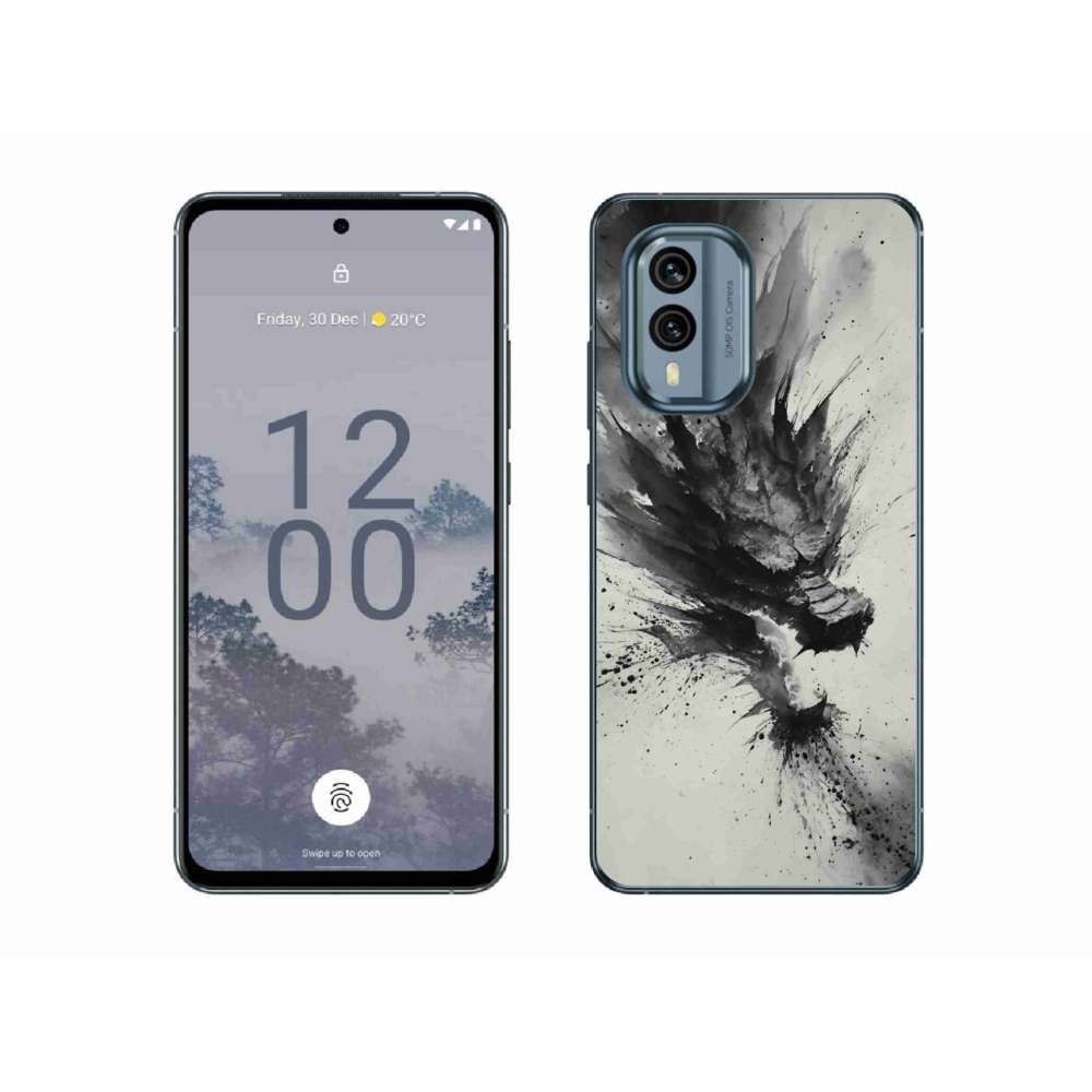 Gélový kryt mmCase na Nokia X30 5G - abstraktný motív 32