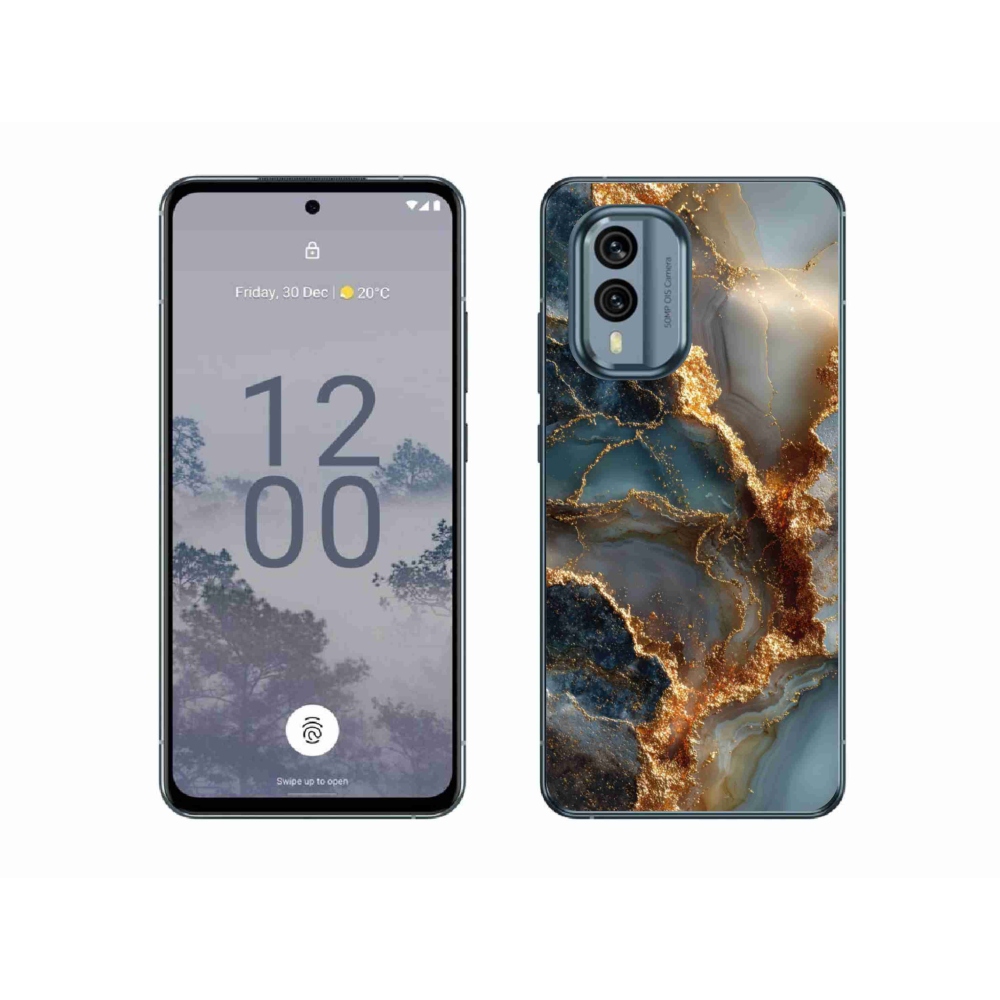 Gélový kryt mmCase na Nokia X30 5G - abstraktný motív 33