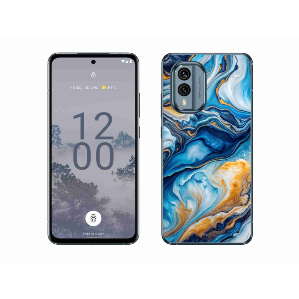 Gélový kryt mmCase na Nokia X30 5G - abstraktný motív 34