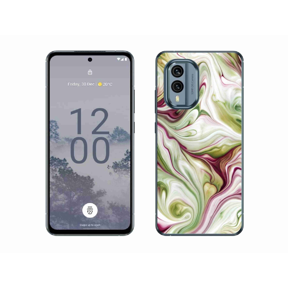 Gélový kryt mmCase na Nokia X30 5G - abstraktný motív 36