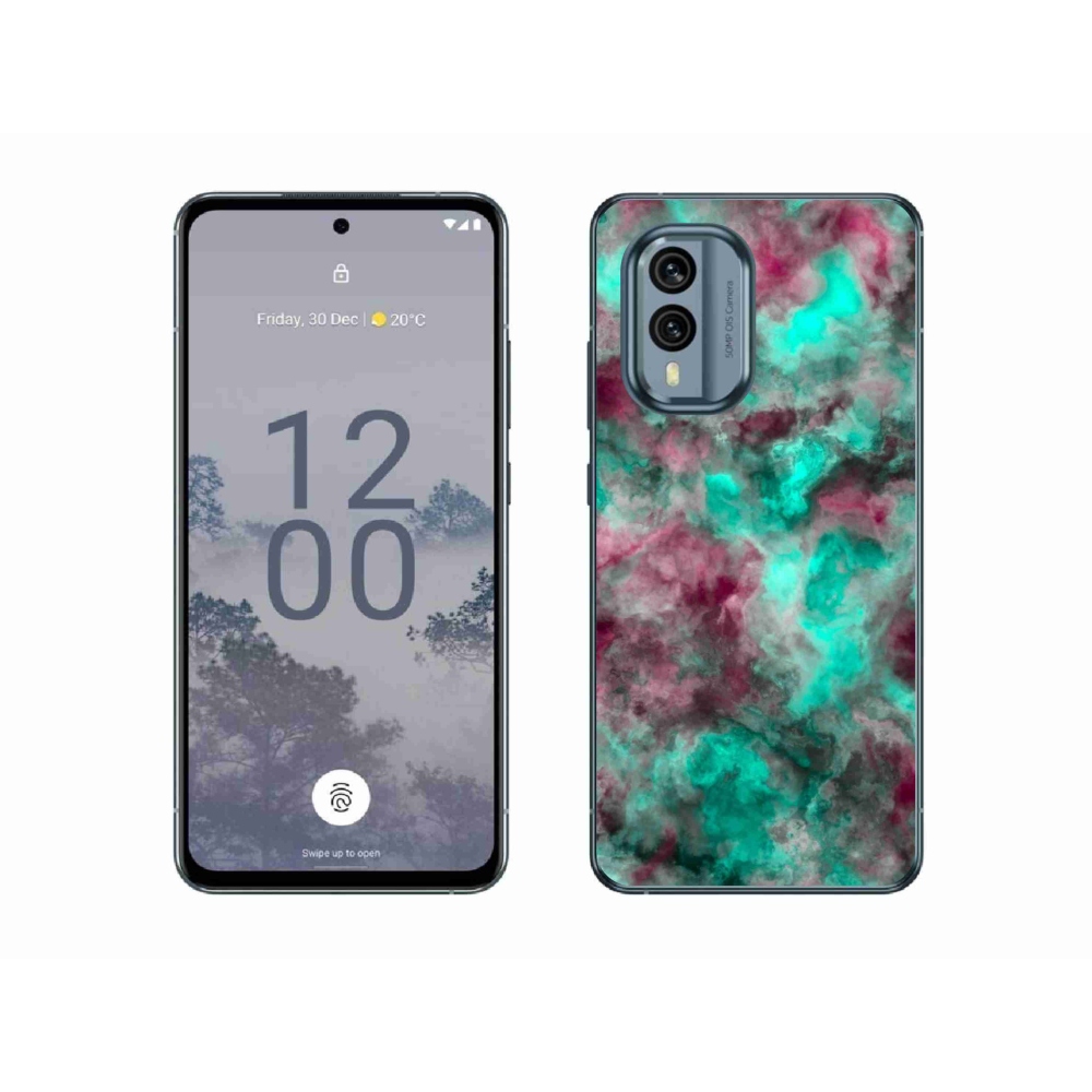 Gélový kryt mmCase na Nokia X30 5G - abstraktný motív 39