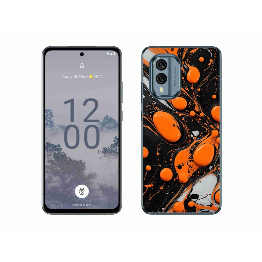 Gélový kryt mmCase na Nokia X30 5G - abstraktný motív 41