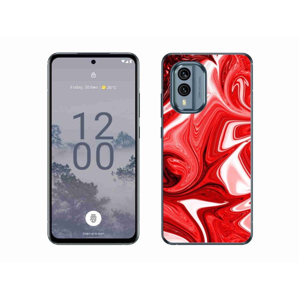 Gélový kryt mmCase na Nokia X30 5G - abstraktný motív 43