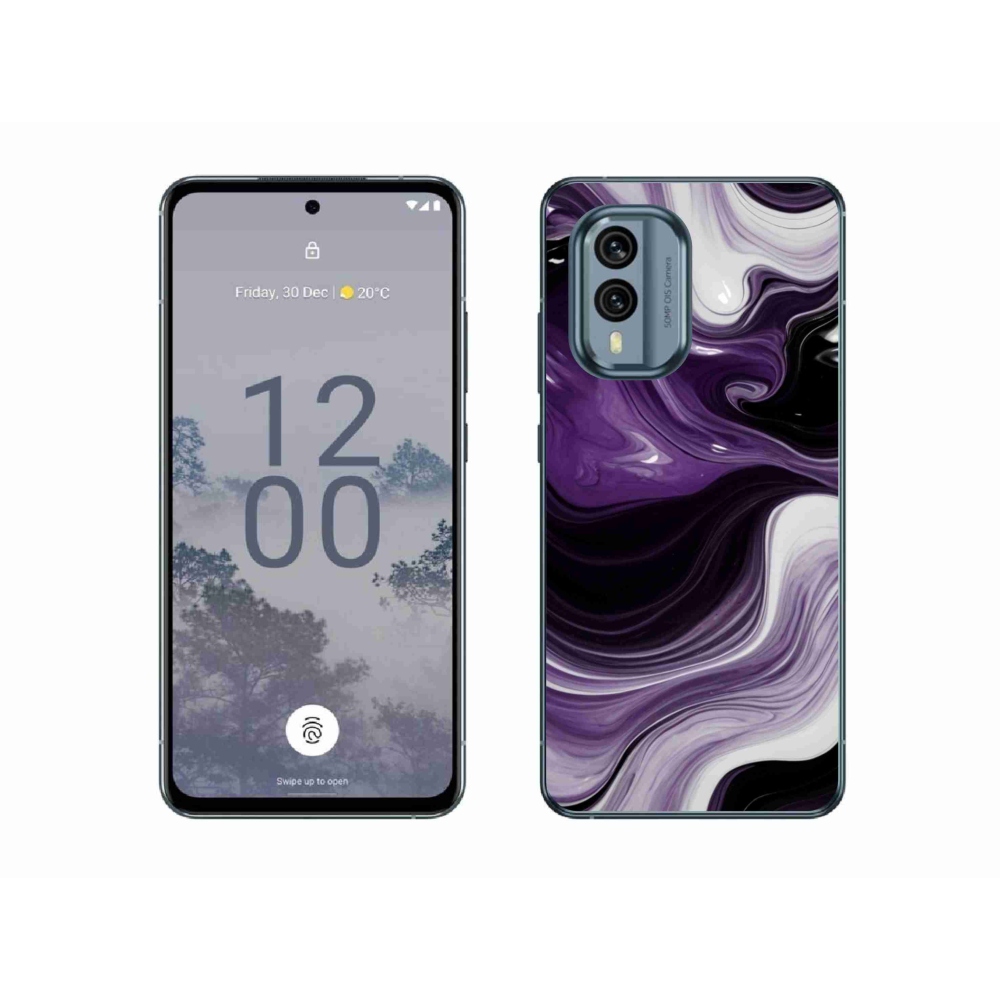 Gélový kryt mmCase na Nokia X30 5G - abstraktný motív 46