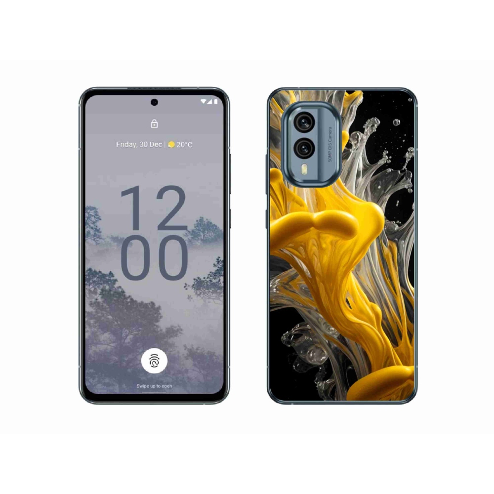 Gélový kryt mmCase na Nokia X30 5G - abstraktný motív 48