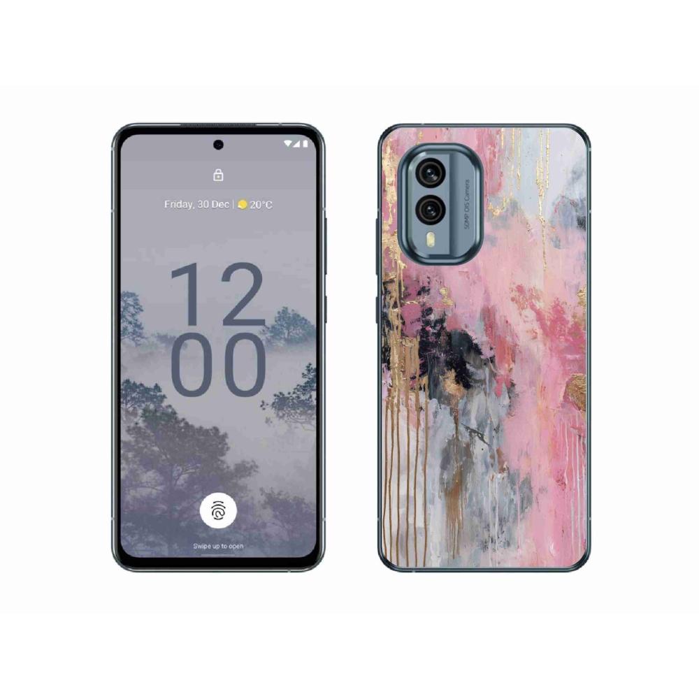 Gélový kryt mmCase na Nokia X30 5G - abstraktný motív 49