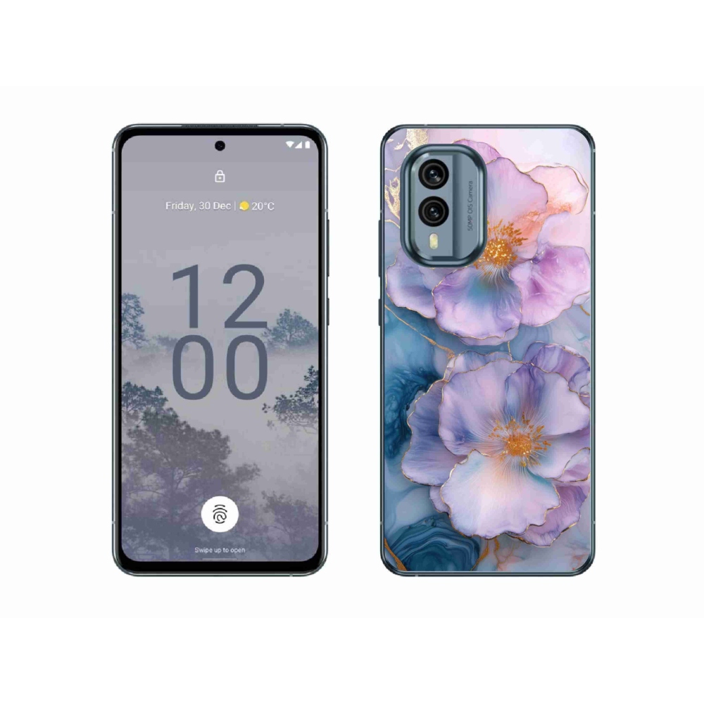 Gélový kryt mmCase na Nokia X30 5G - abstraktný motív 51