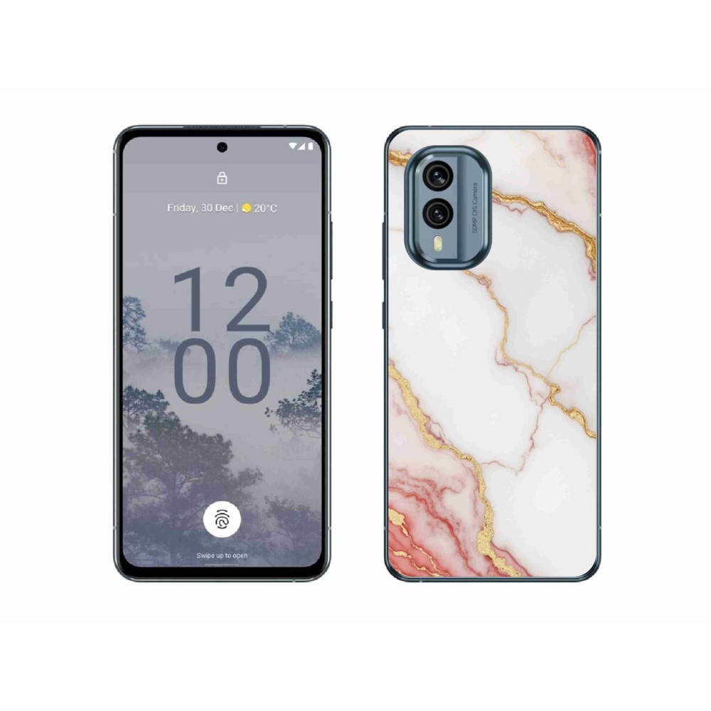 Gélový kryt mmCase na Nokia X30 5G - abstraktný motív 53