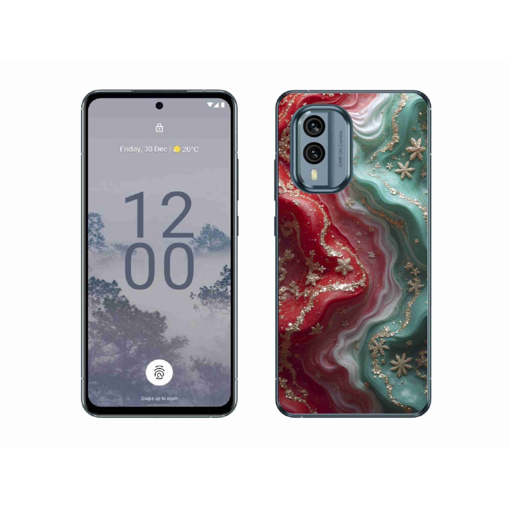 Gélový kryt mmCase na Nokia X30 5G - abstraktný motív 54