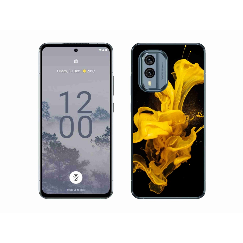 Gélový kryt mmCase na Nokia X30 5G - abstraktný motív 56