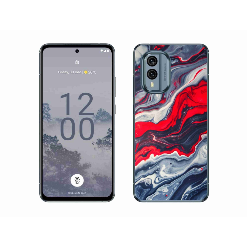 Gélový kryt mmCase na Nokia X30 5G - abstraktný motív 59