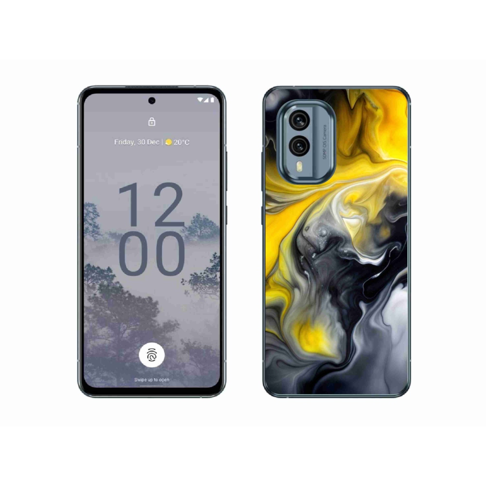 Gélový kryt mmCase na Nokia X30 5G - abstraktný motív 60