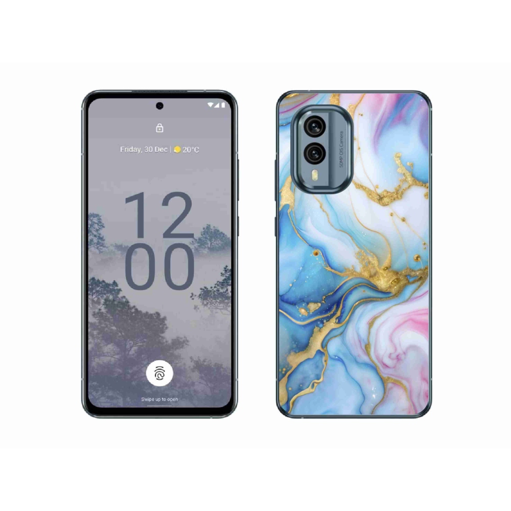 Gélový kryt mmCase na Nokia X30 5G - abstraktný motív 61