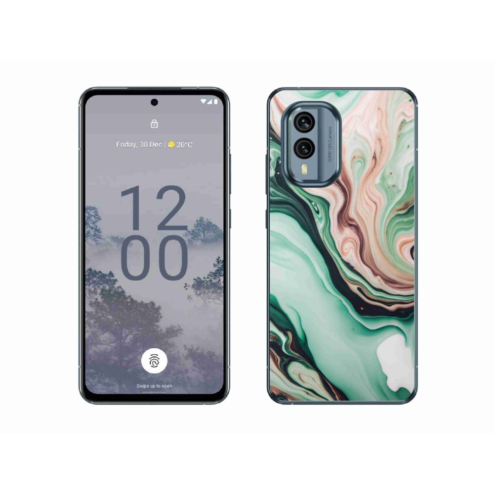 Gélový kryt mmCase na Nokia X30 5G - abstraktný motív 62