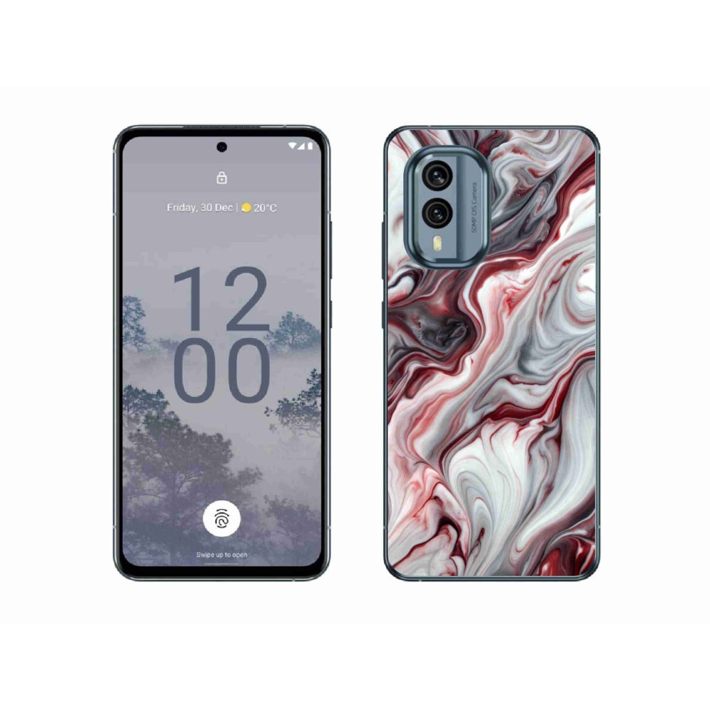 Gélový kryt mmCase na Nokia X30 5G - abstraktný motív 64