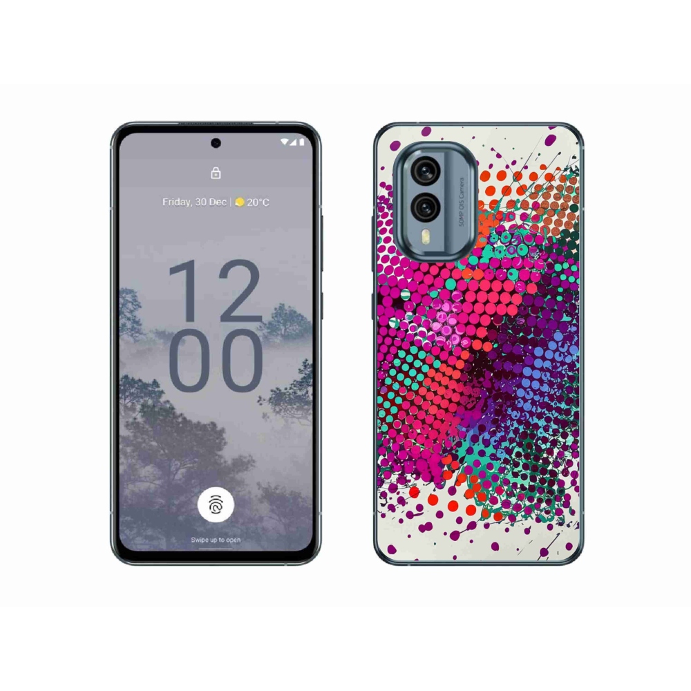 Gélový kryt mmCase na Nokia X30 5G - abstraktný motív 65