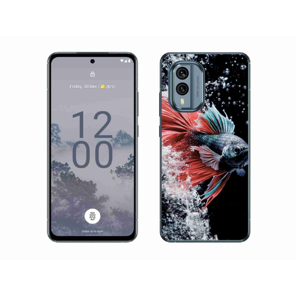 Gélový kryt mmCase na Nokia X30 5G - bojovníčka pestrá