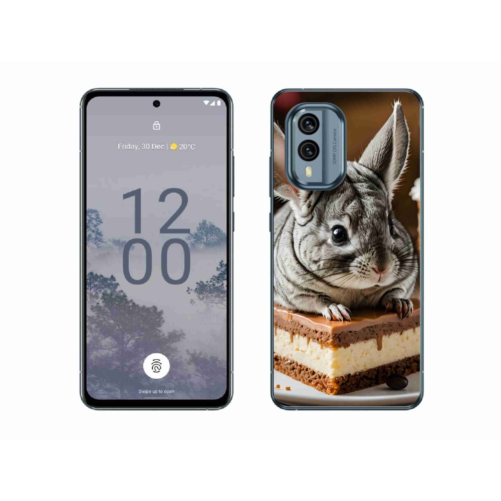Gélový kryt mmCase na Nokia X30 5G - činčila