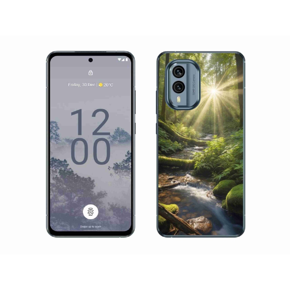 Gélový kryt mmCase na Nokia X30 5G - hlbina lesa