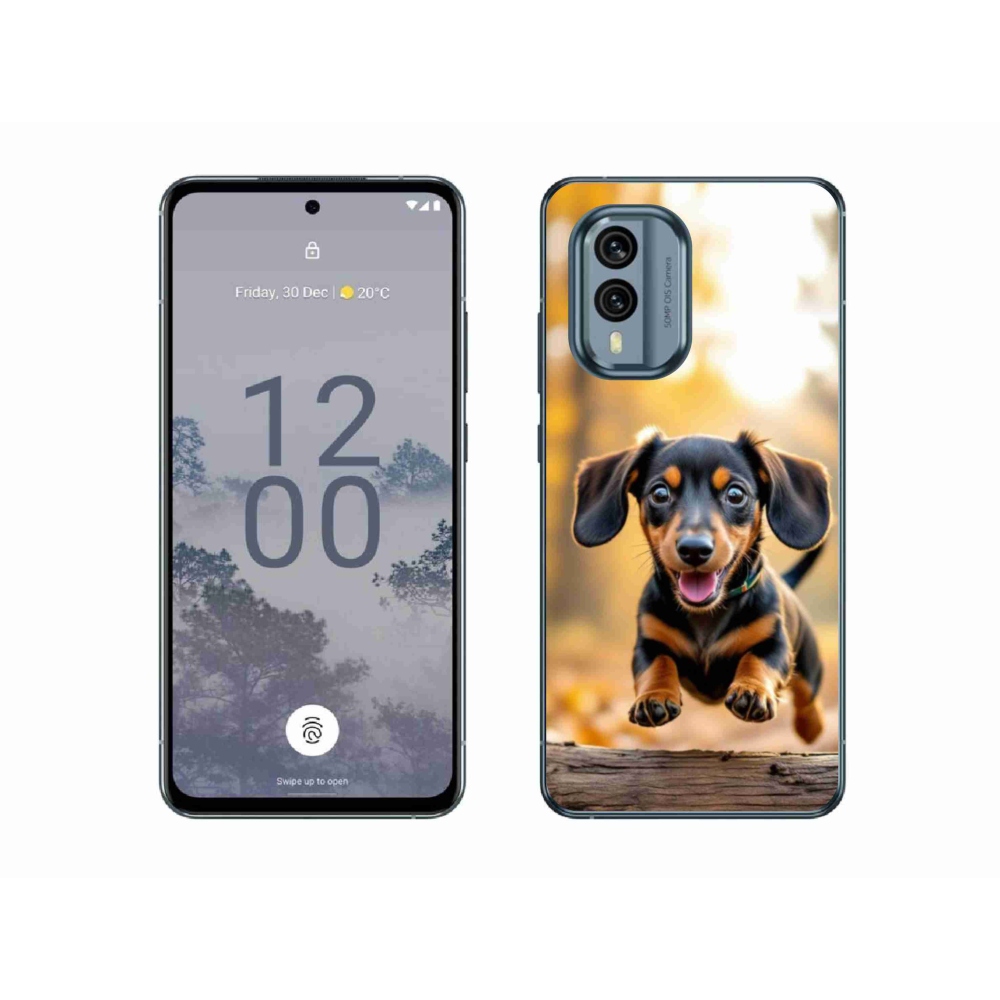 Gélový kryt mmCase na Nokia X30 5G - jazvečík 2