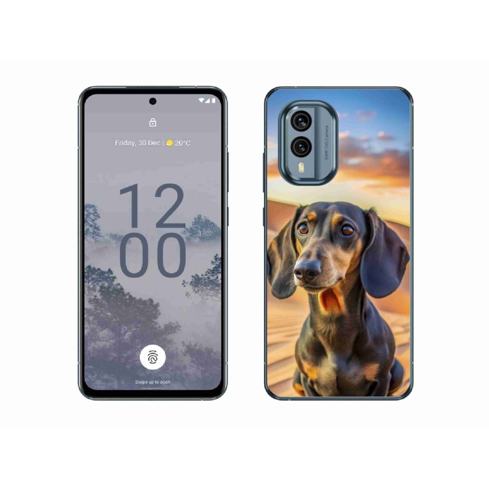 Gélový kryt mmCase na Nokia X30 5G - jazvečík 3