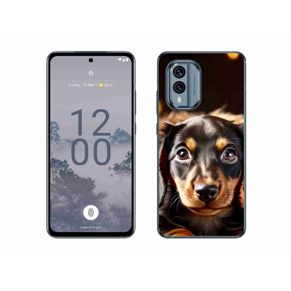 Gélový kryt mmCase na Nokia X30 5G - jazvečík