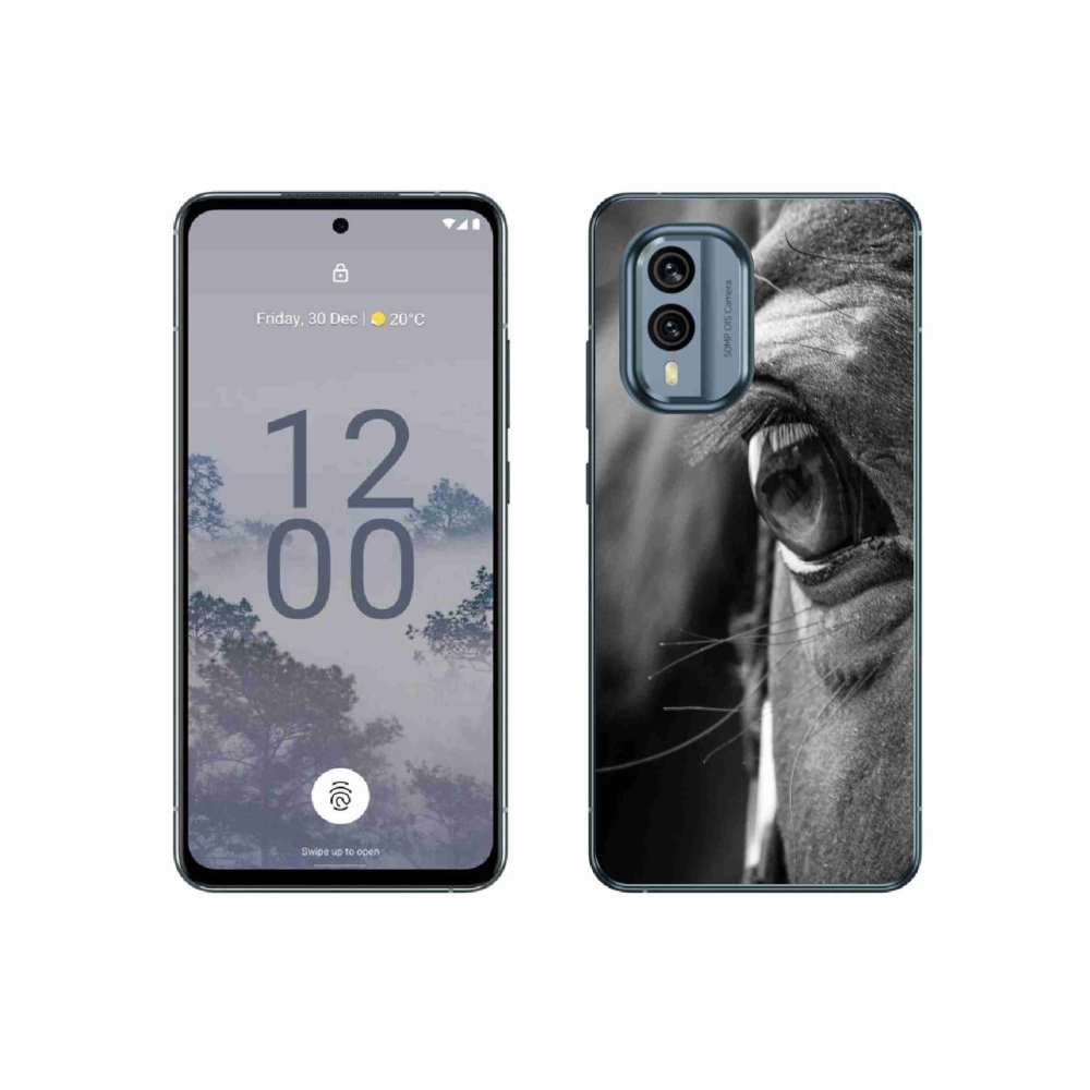 Gélový kryt mmCase na Nokia X30 5G - konský pohľad
