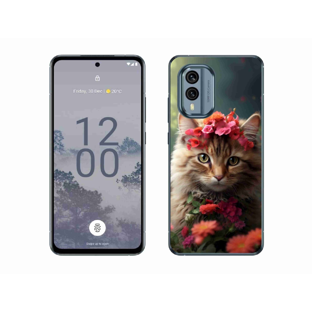Gélový kryt mmCase na Nokia X30 5G - mačacia princezná