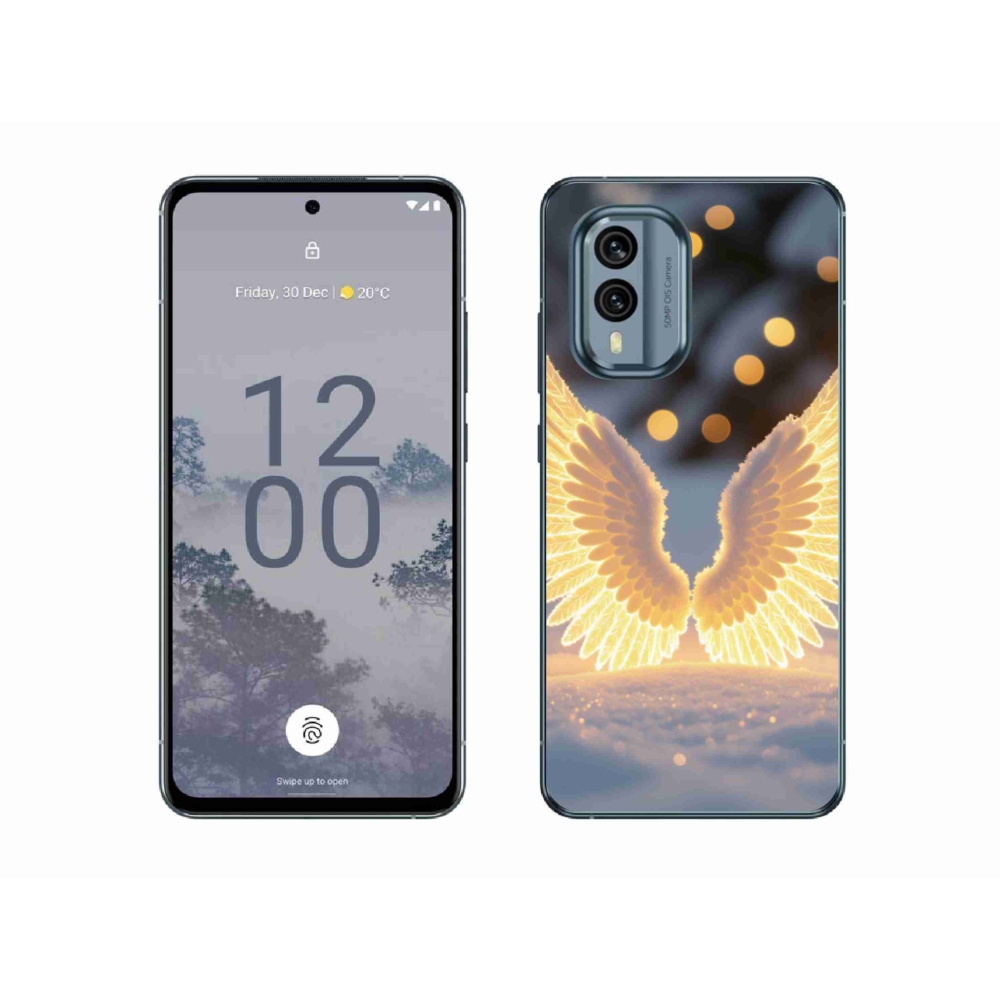 Gélový kryt mmCase na Nokia X30 5G - krídla