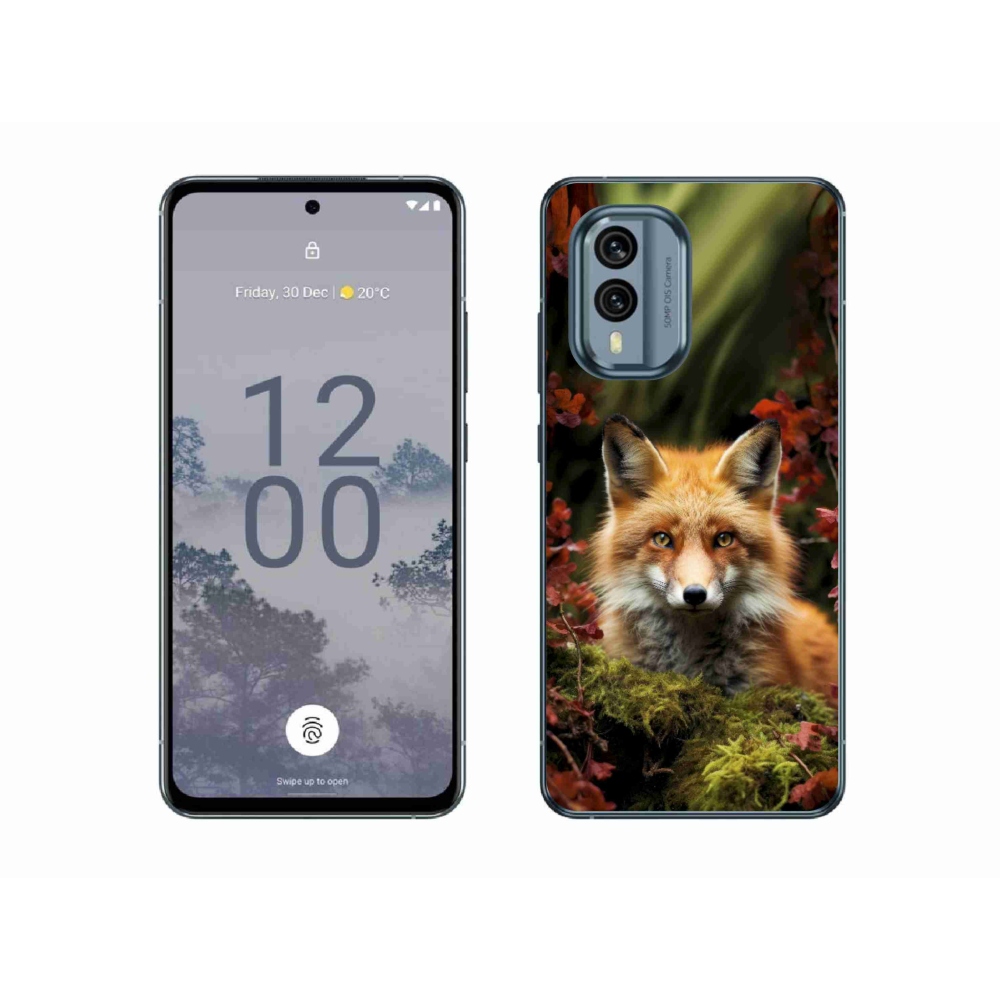 Gélový kryt mmCase na Nokia X30 5G - líška v lese